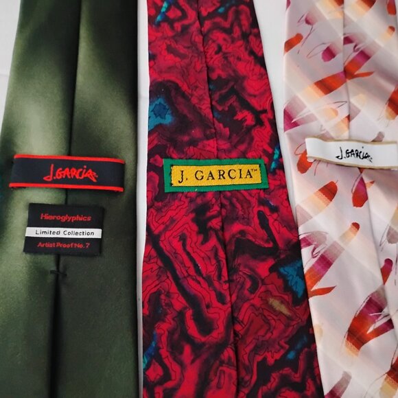 ❤️5 J GARCIA Ties Lunch Hieroglyphics Tree Junglescape Collections -Artist Proof - Picture 8 of 9